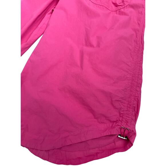 Anthropologie Ruched Poplin Parachute Pants Pink Size Large - Picture 10 of 12